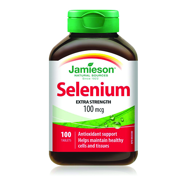 Jamieson Selenium 100Mcg, 100 Tablet