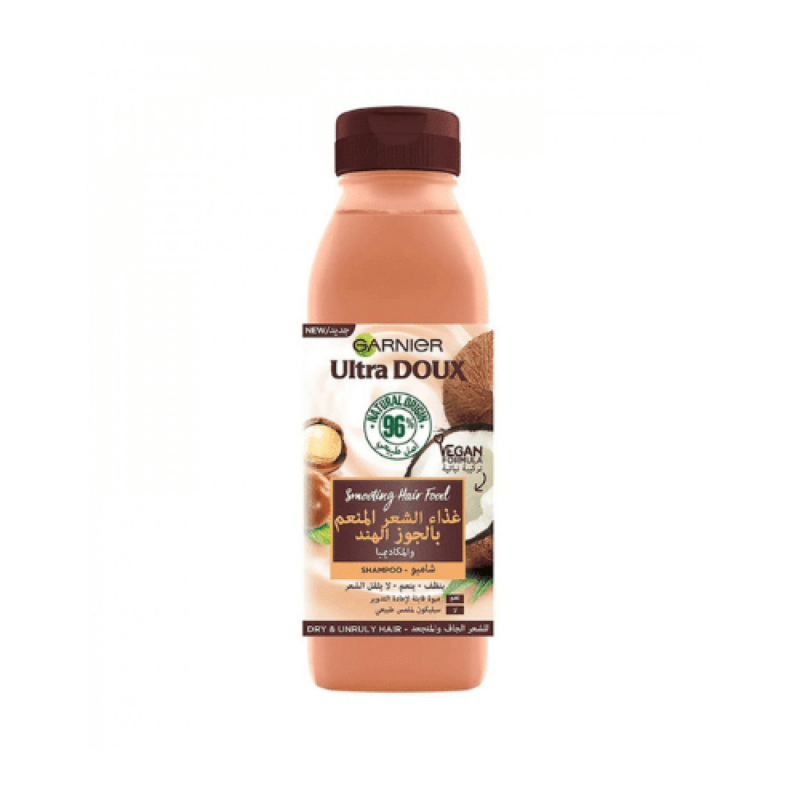 GARNIER ULTRA DOUX HAIR FOOD COCONUT & MACADAMIA SHAMPOO 350ML