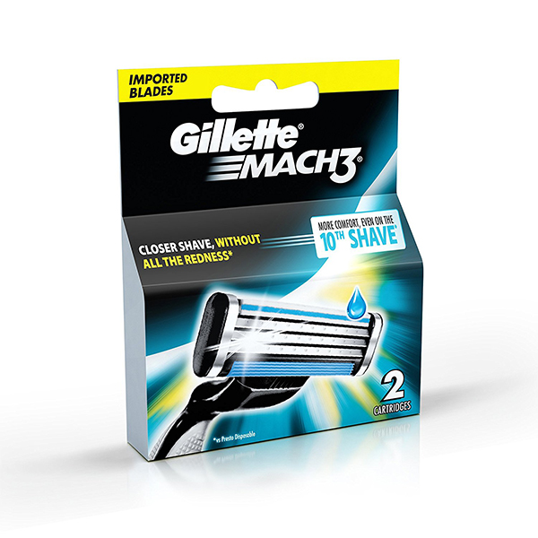 Gillette Mach3 Refill Blades 2 Pieces