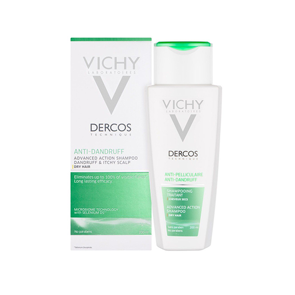 Vichy Dercos Anti Dandruff For Dry Hair Shampoo 200Ml