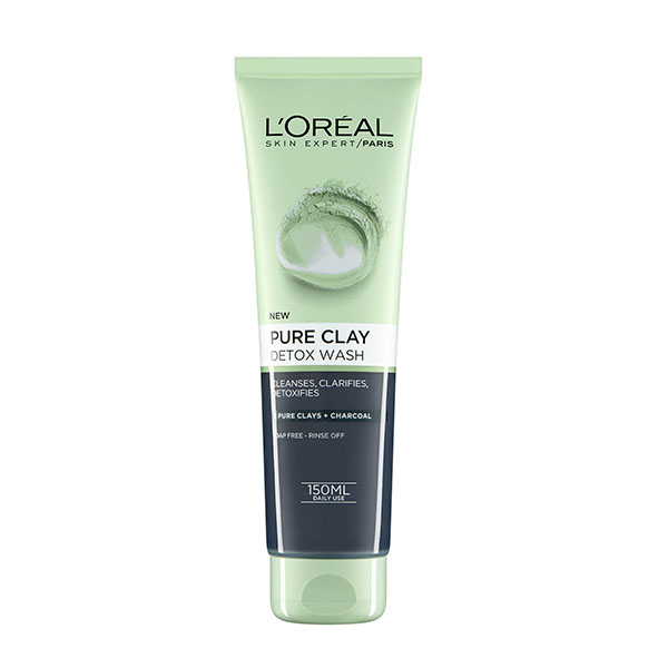 Loreal Pure Clay Detox Brightening Face Wash 150Ml