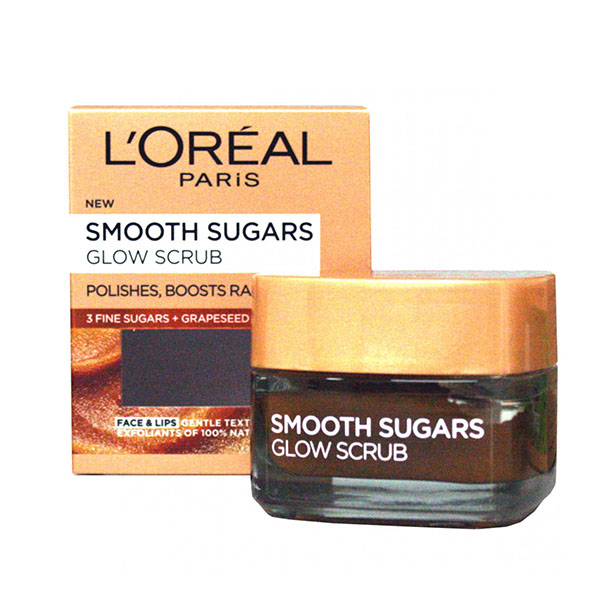 Loreal Smooth Sugar Glow Scrub 50Ml