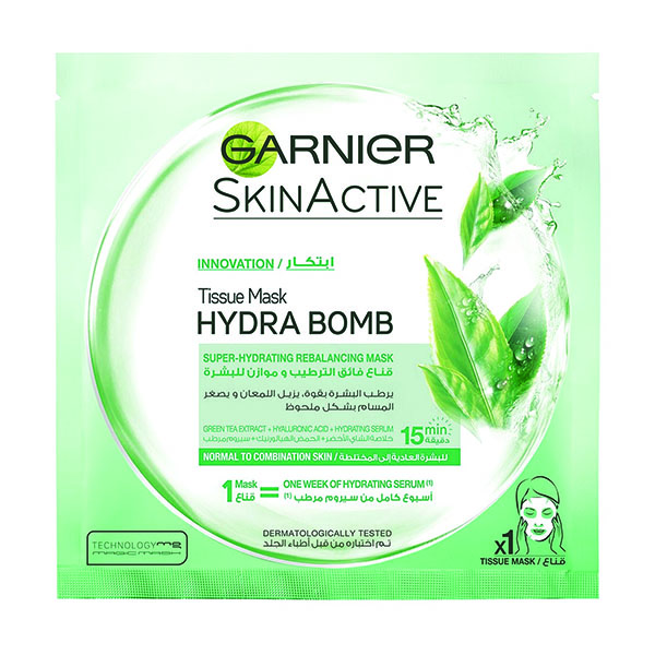 Garnier Skin Active Green Tea Face Mask 1 Piece