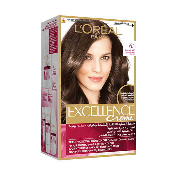 Loreal Excellence Light Ash Brown Color No. (6.1)
