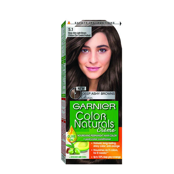 Garnier Color Naturals Light Ash Brown Color No. (5.1)