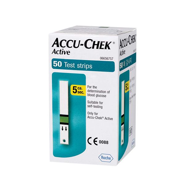 Accu Chek Active Glucose Monitor With 50 Strip