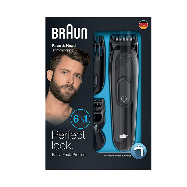 Braun 6 In 1 Face And Head Trimming Kit