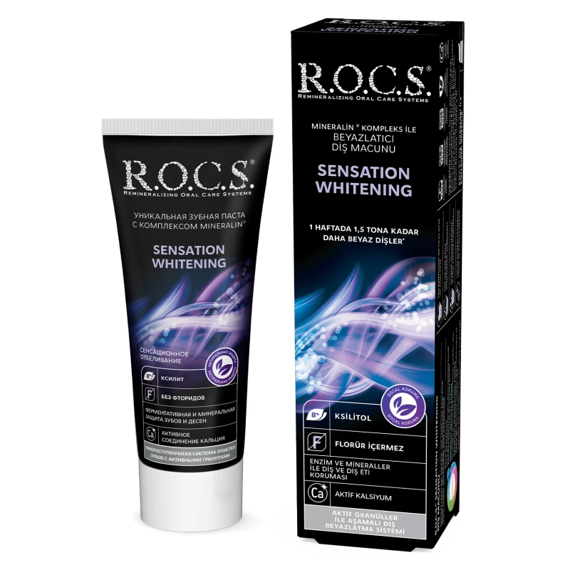 R.O.C.S. Sensational Whitening Toothpaste 74g