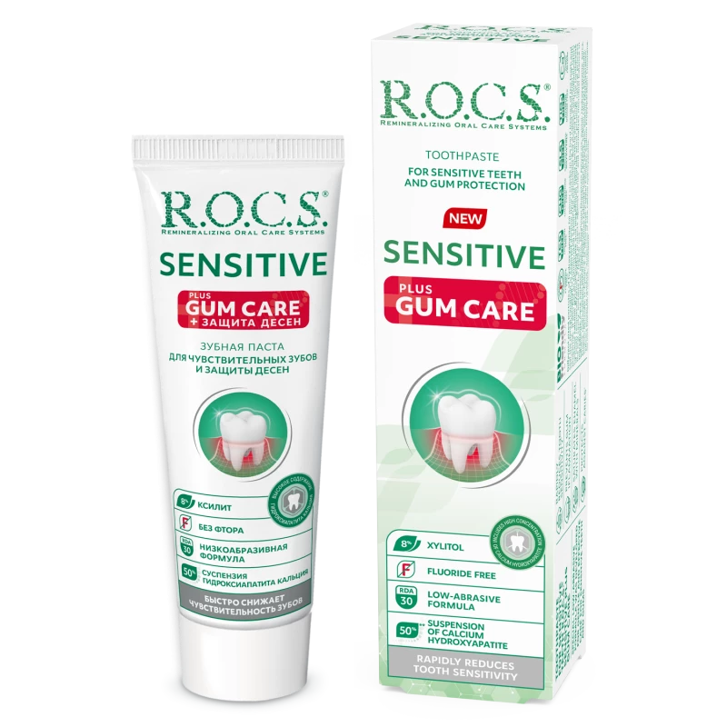 R.O.C.S. Toothpaste Sensitive Plus Gum Care 94g