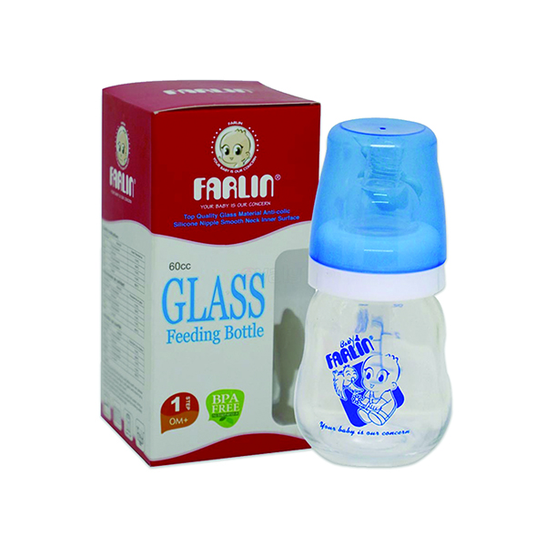 Farlin Glass Feeding Bottle 60Ml