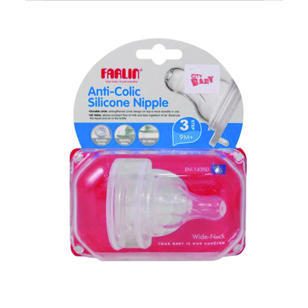 Farlin Anti Colic Silicon Nipple Step 3