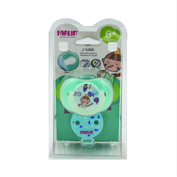 Farlin Chu Chu Pacifer With Chain 0M+ (M)
