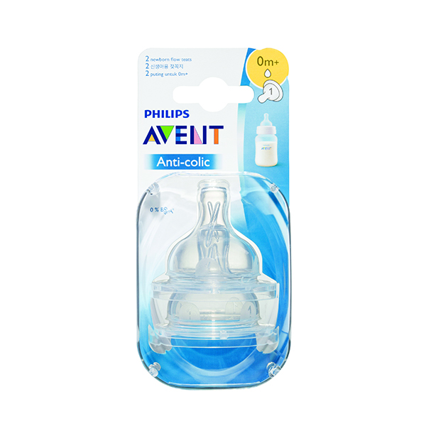 Avent Nipple Classic Pair 0M+