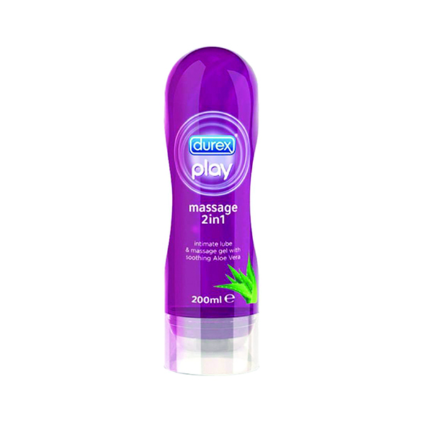 Durex Massage 2 In 1 Soothing Aloe Lubricant 200Ml