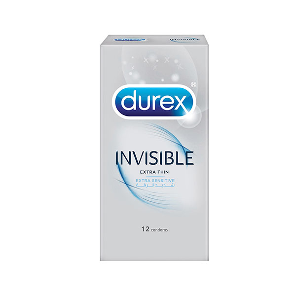 Durex Invisible Extra Thin 12 Condom