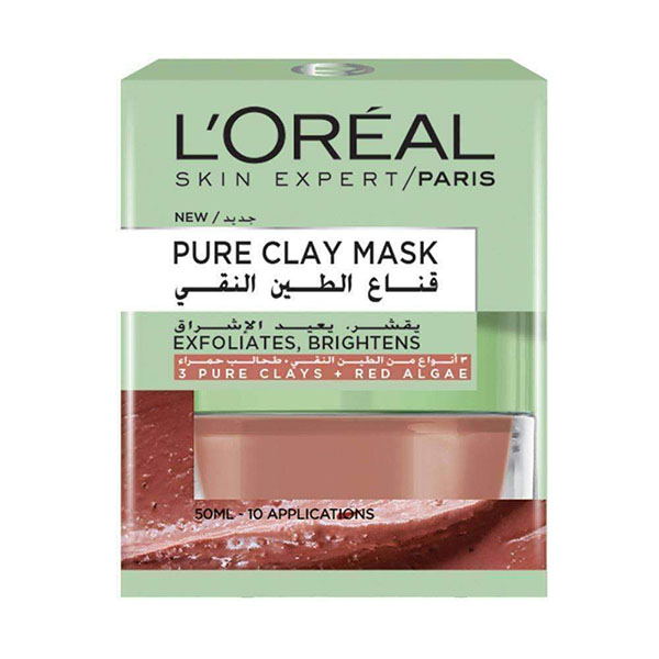 Loreal Pure Clay Exfoliating Face Mask 50Ml