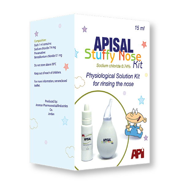 Apisal Stuffy Nose (Apisal Drops 15Ml And Nasal Aspirator)