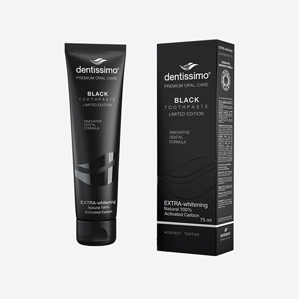 Dentissimo Black Extra Whitening Toothpaste 75Ml