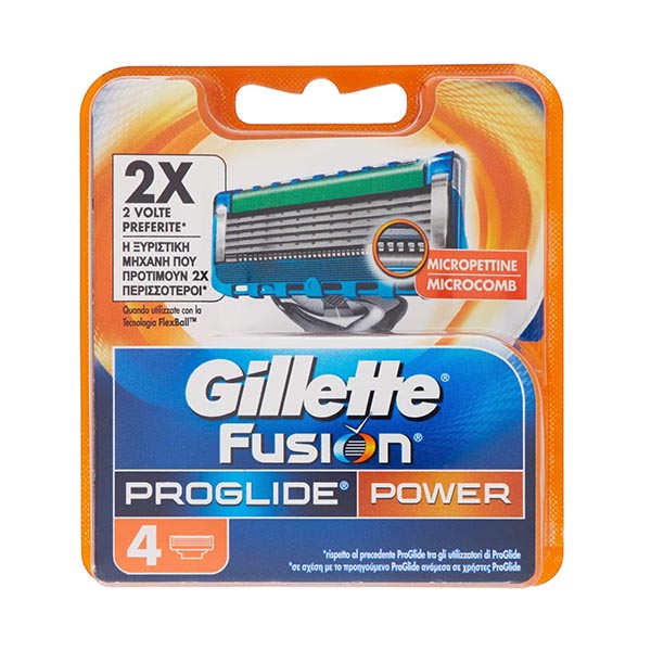 Gillette Fusion Proglide Refill Blades 4 Pieces