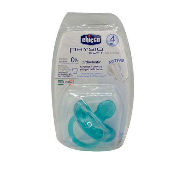 Chicco Physio Silicone Soother 4M+