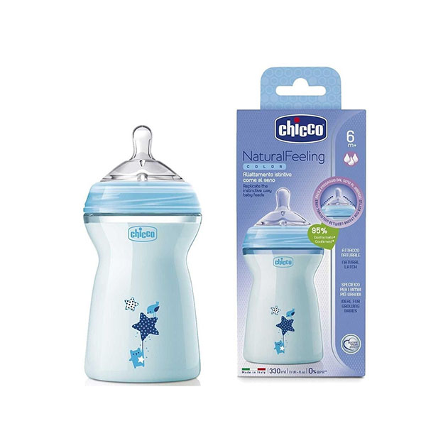Chicco Natural Feeling Bottle 330Ml 6M+