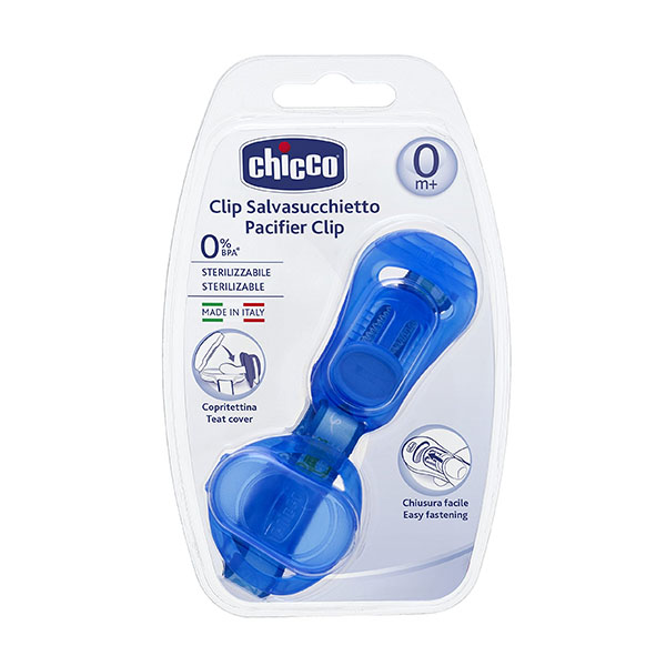 Chicco Pacifier Clip Blue