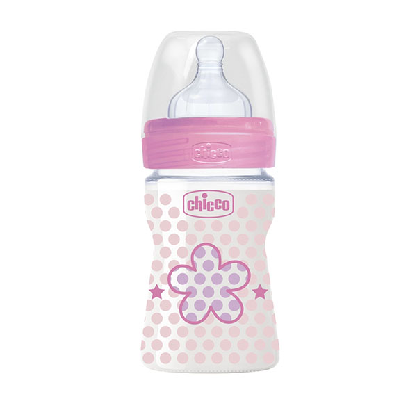 Chicco Well Being Bottle Pink 150Ml 0M+