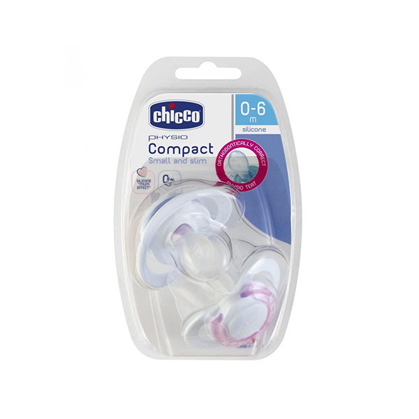 Chicco Physio Compact Soother Pink 0-6 M