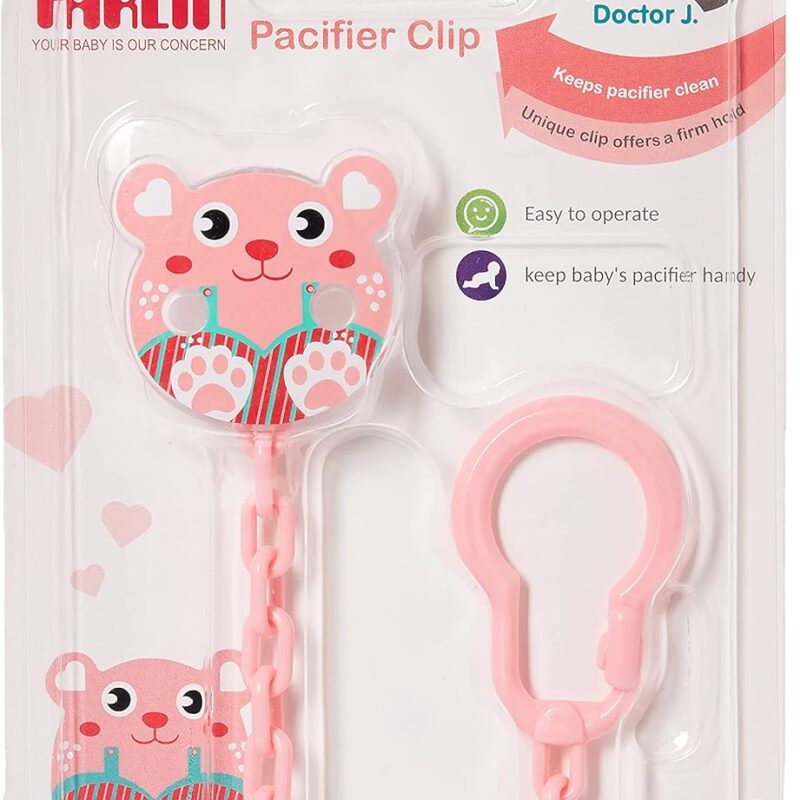 Farlin Pacifier Clip Pink