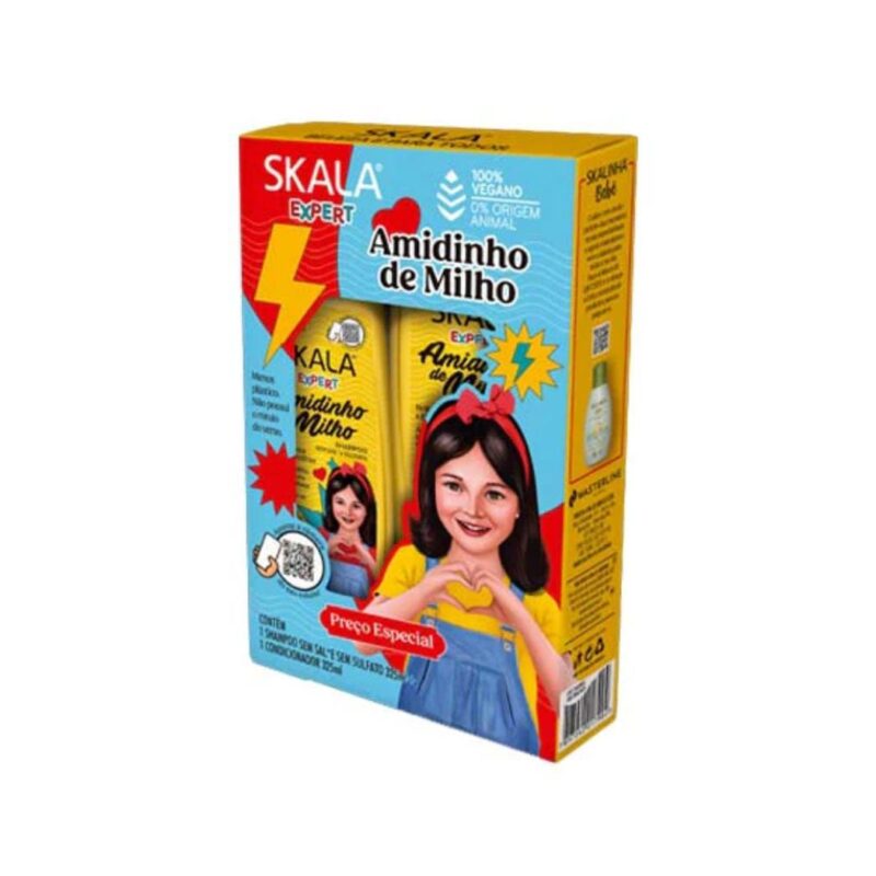 Skala Amidinho De Milho (Shampoo + Conditioner) 325m