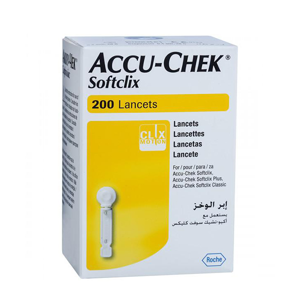 Accu Chek Softclix Lancet, 200 Lancets