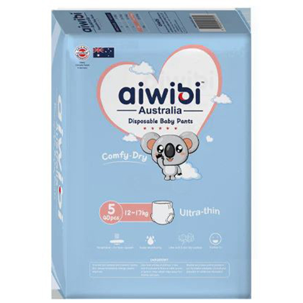 Aiwibi Baby Pants Size (5) Large 12-17 Kgs 40 Pants