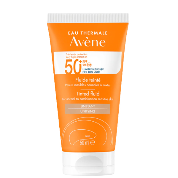 Avene Sunblock Tinted Fluid Spf 50+ (40Ml)
