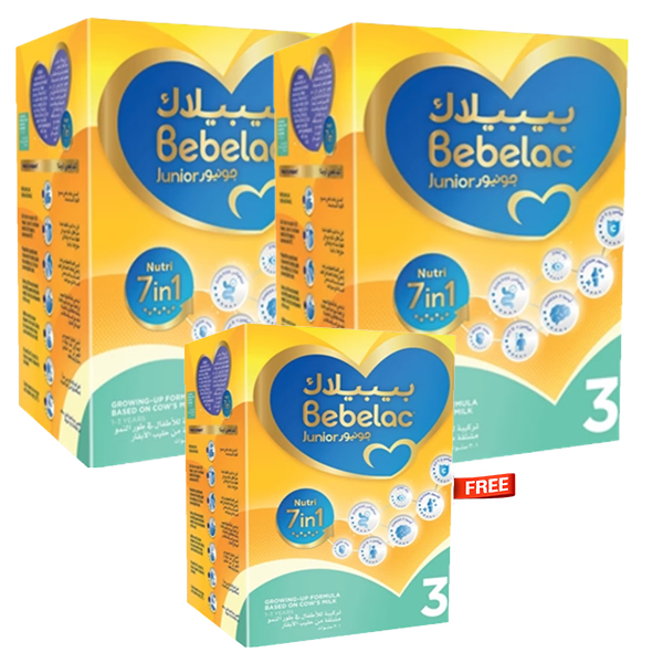 Bebelac 3 (1200)Gr 2 Pcs + Bebelac 3 (350)Gr Free Offer