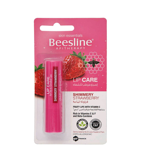 Beesline Lip Care Shimmery Strawberry 4 Gram