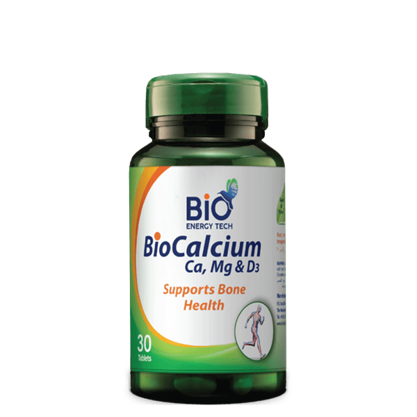Bio Energy Tech Calcium, Vitamin D3 And Magnesium 30 Tablet