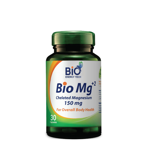 Bio Energy Tech Chelated Magnesium 150Mg 30 Capsules