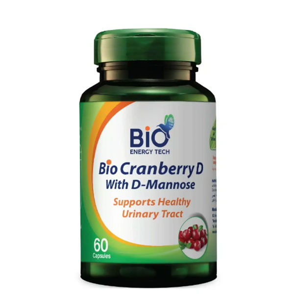 Bio Energy Tech Cranberry D With D Mannose 60Cap