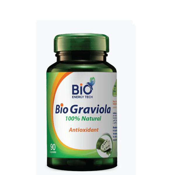 Bio Energy Tech Natural Graviola Leaves 90 Capsule