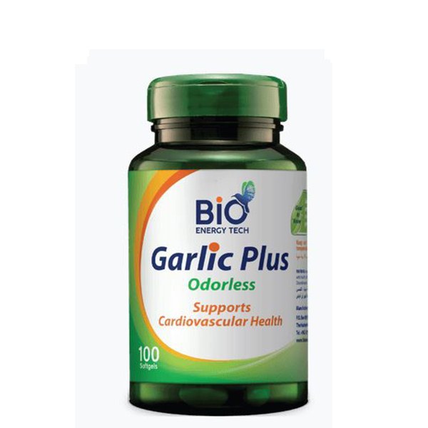 Bio Energy Tech Odorless Garlic Plus 100 Softgels