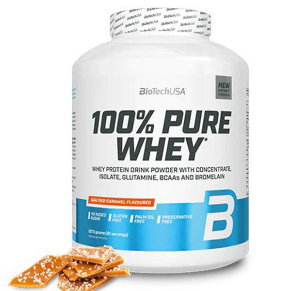 Biotech 100% Pure Whey Salted Caramel 2270Gram