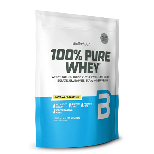 Biotech USA 100% Pure Whey Protein Banana 1000 Gram