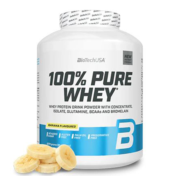 Biotech USA 100% Pure Whey Protein Banana 2270 Gram