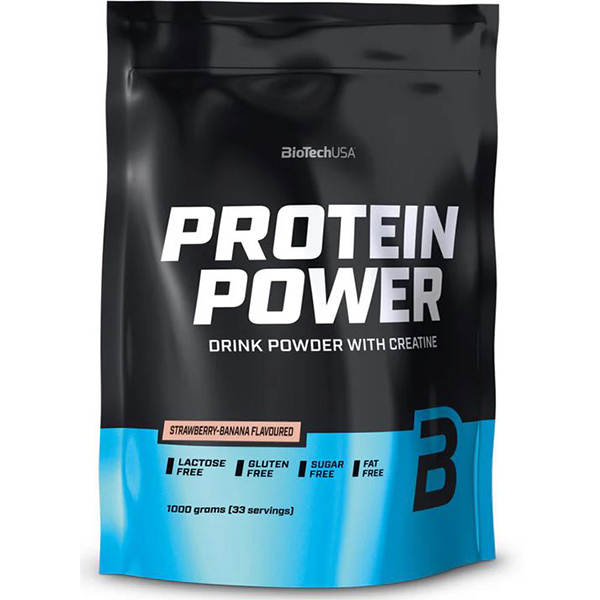 Biotech USA Protein Power Strawberry Banana 1000 Gram