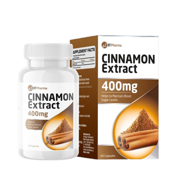 Bt Pharma Cinnamon Extract ( 400mg ) 60Capsules