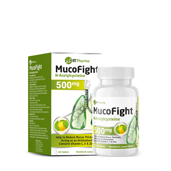 Bt Pharma Mucofight 500Mg 30 Tablets