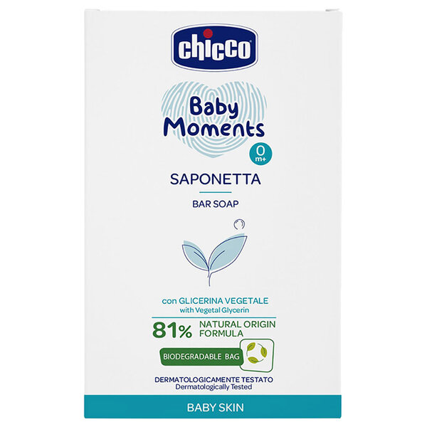Chicco baby moments Bar Soap 100G