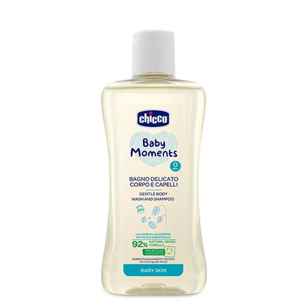 Chicco Baby Moments Body Wash & Shampoo 200ML