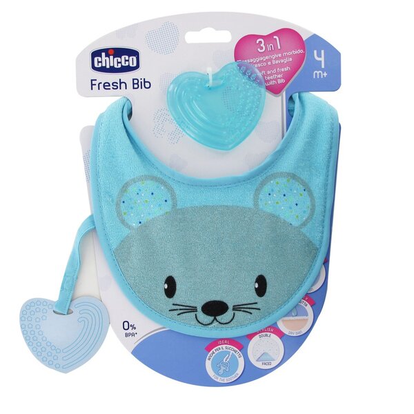 Chicco Fresh Bib Teether 3IN1