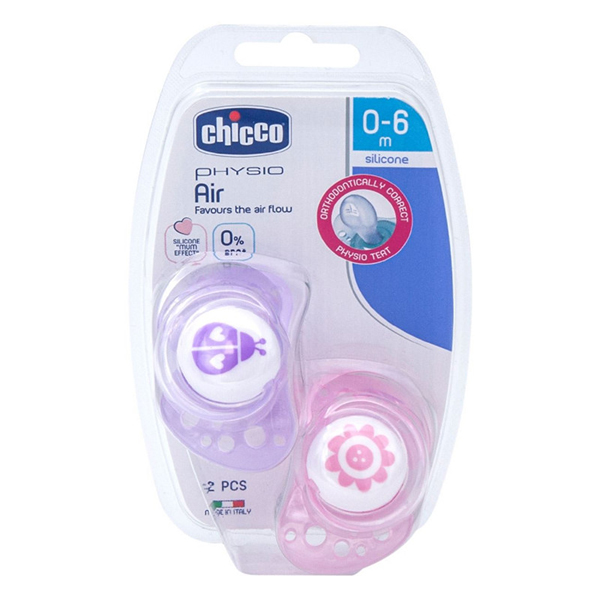 Chicco Physio Air Silicon Pink 0-6 M
